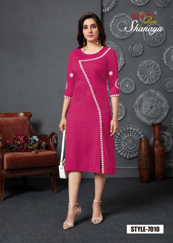 Aarvi Shanaya Vol-5 Cotton Designer kurti Collection